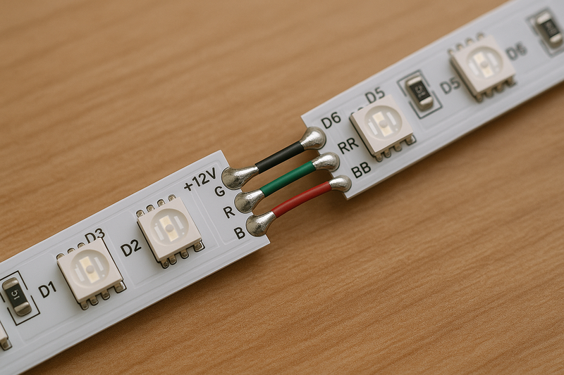 How Do You Connect Cut LED Strips Without Connectors?