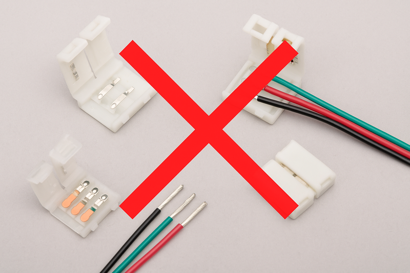 An image showing various types of solderless clip-on