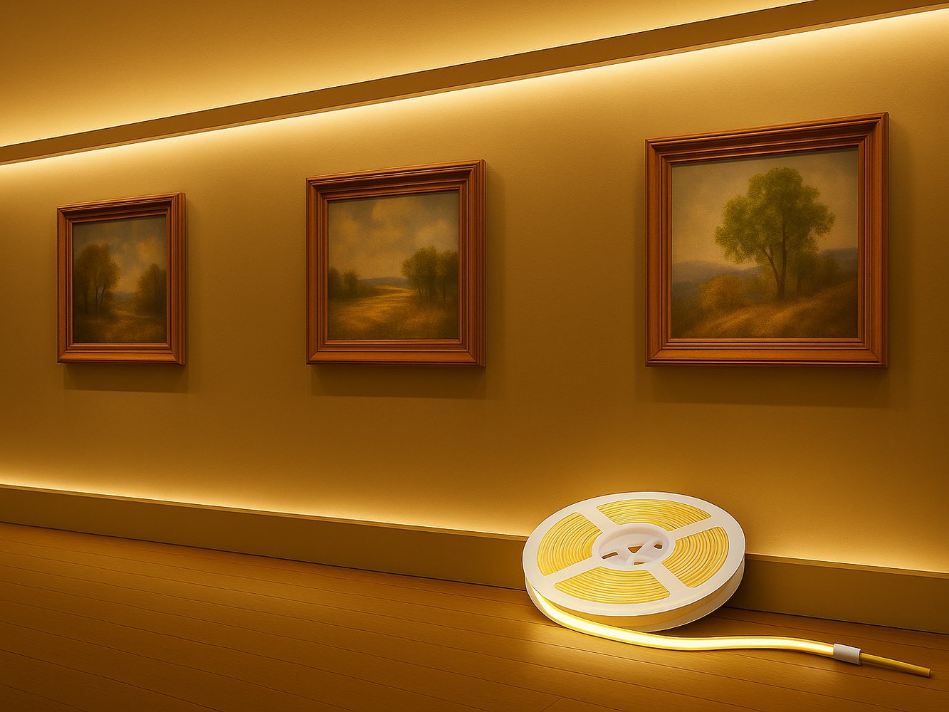 led strip for gallery