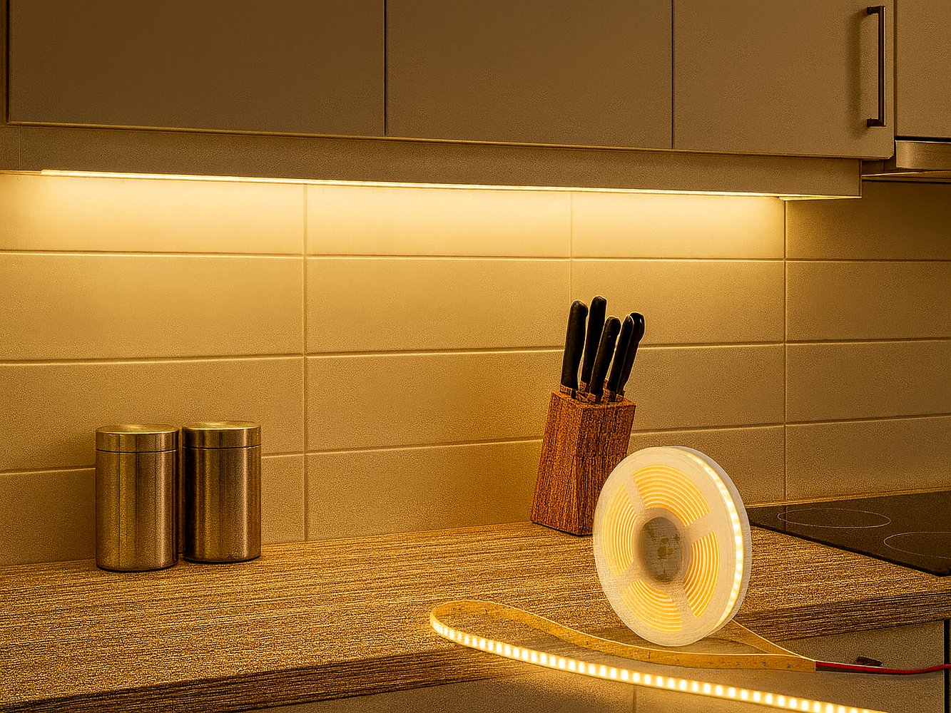 Led strip light for kitchen