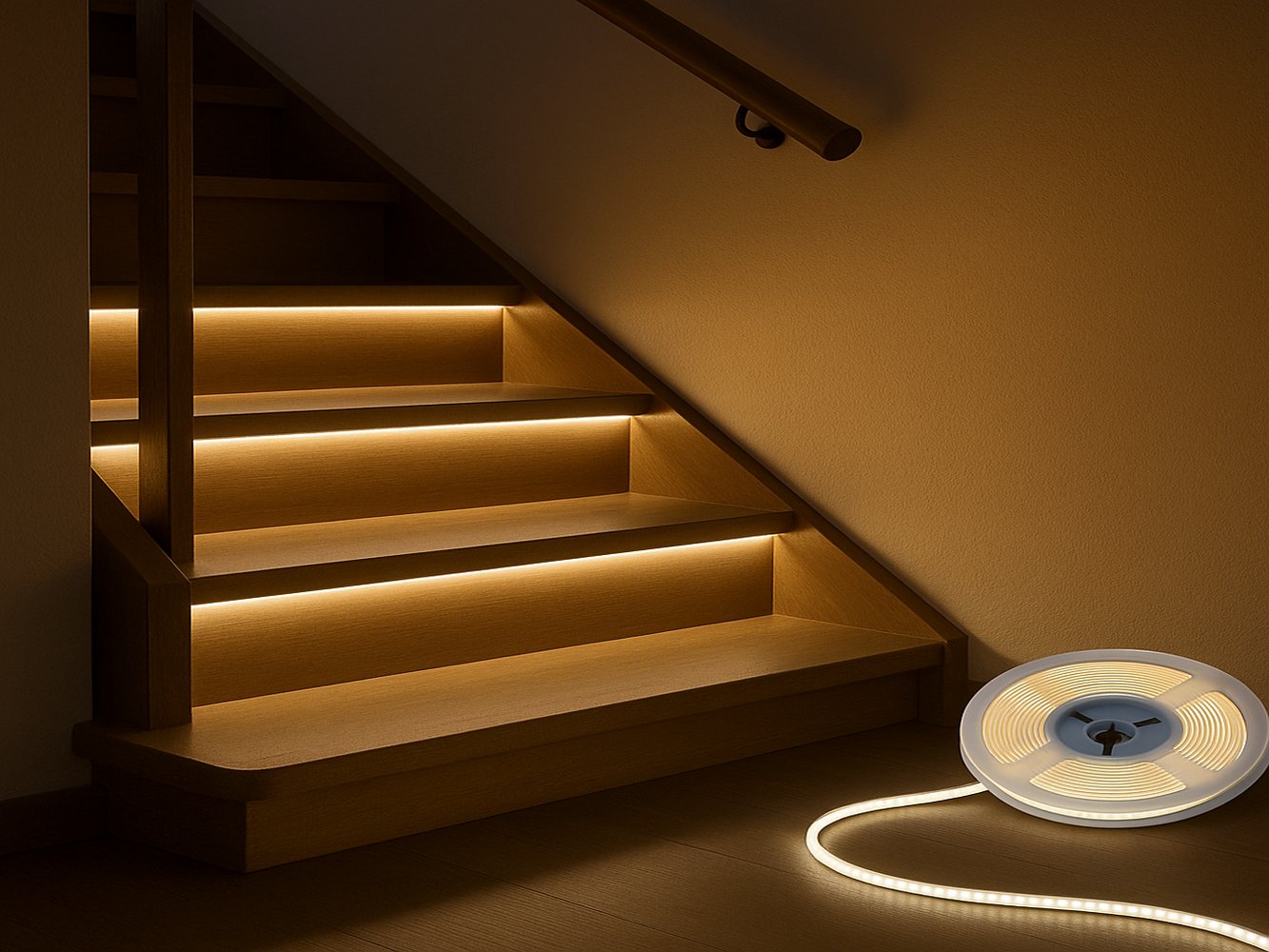 led strip light for stairs