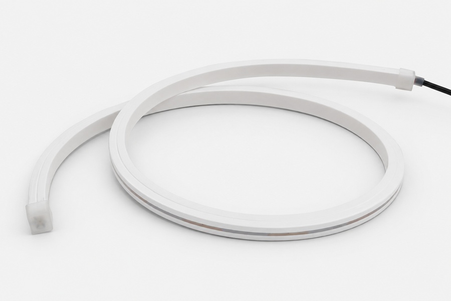 Top bend LED neon flex unlit silicone profile with end cap