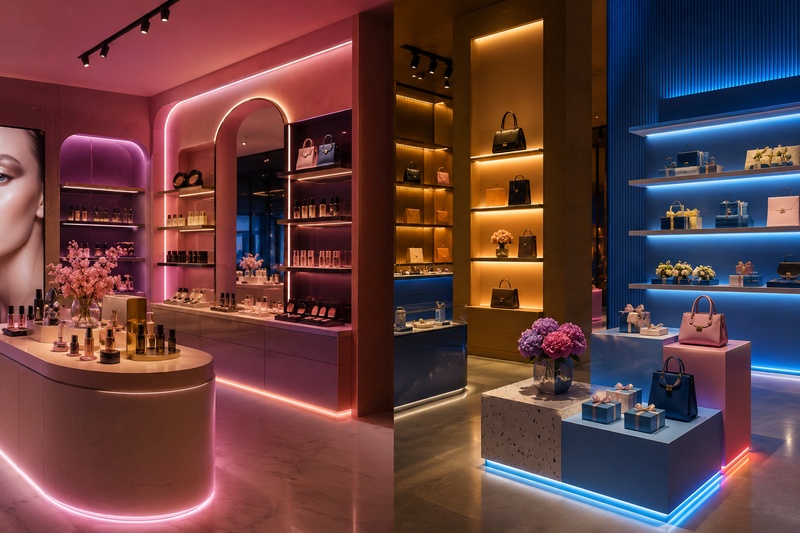 Retail and Display Lighting with RGB COB LED Strip