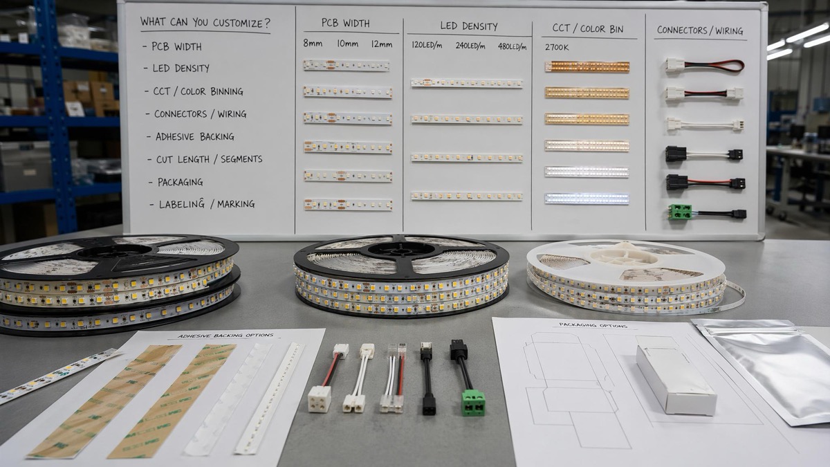 What you can realistically customize on many LED strip programs