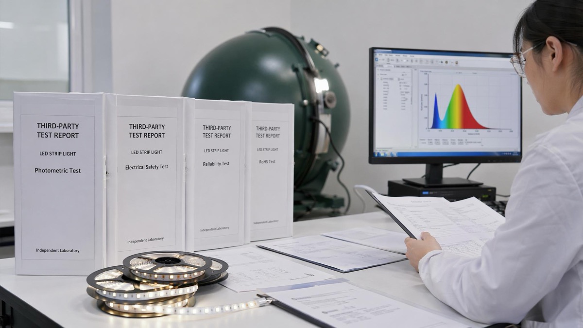 Ask for third-party test reports, not only internal data