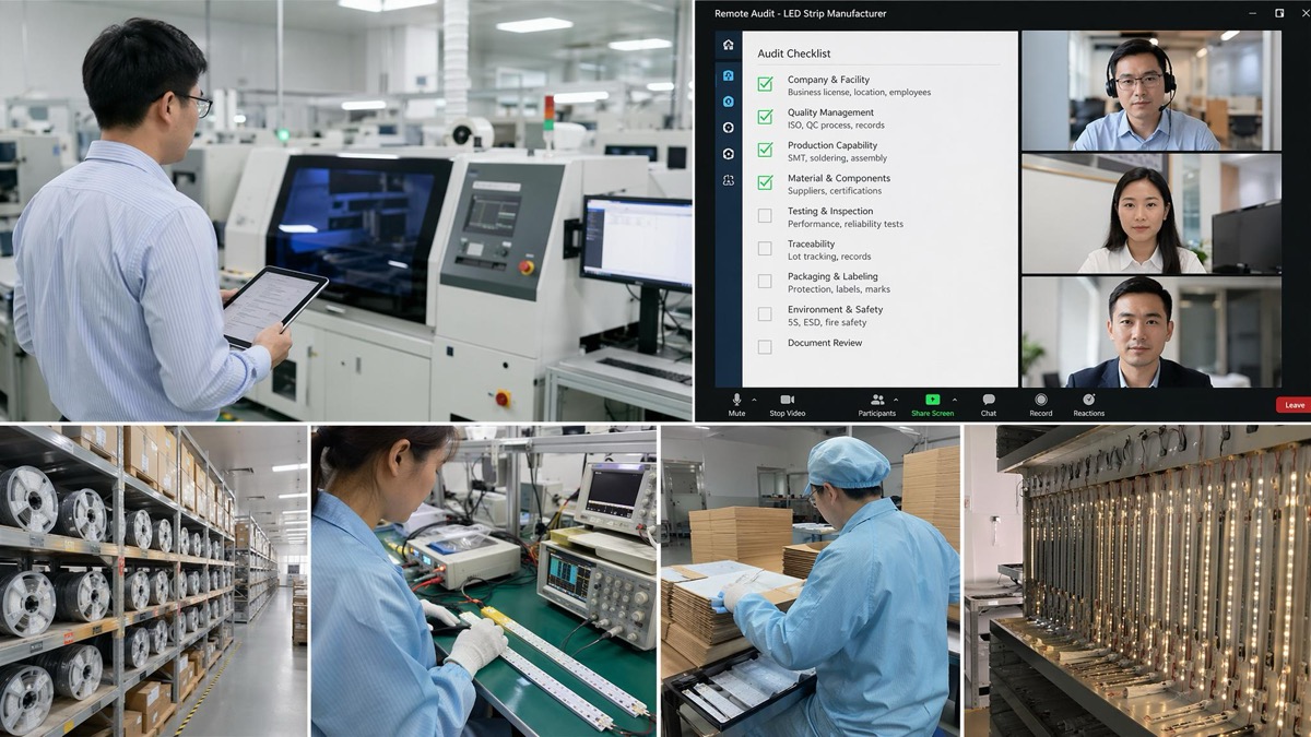 What to look for during a factory visit or remote audit