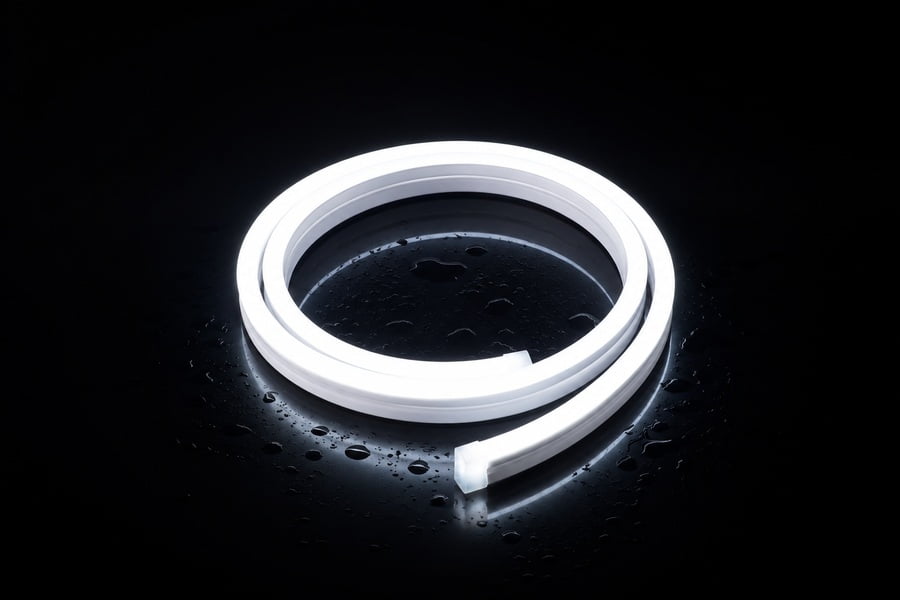 Side bend LED neon flex coil