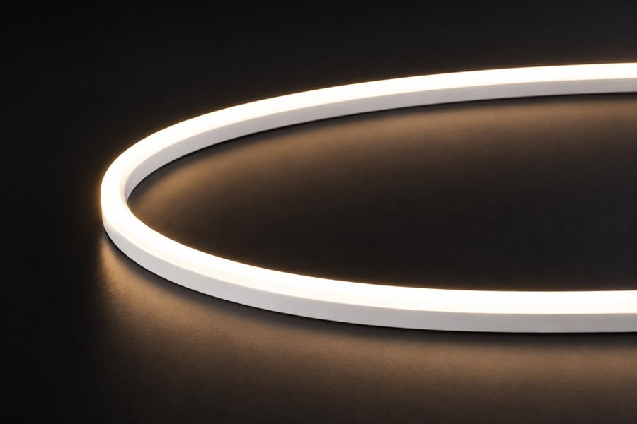Side bend LED neon flex curve demo